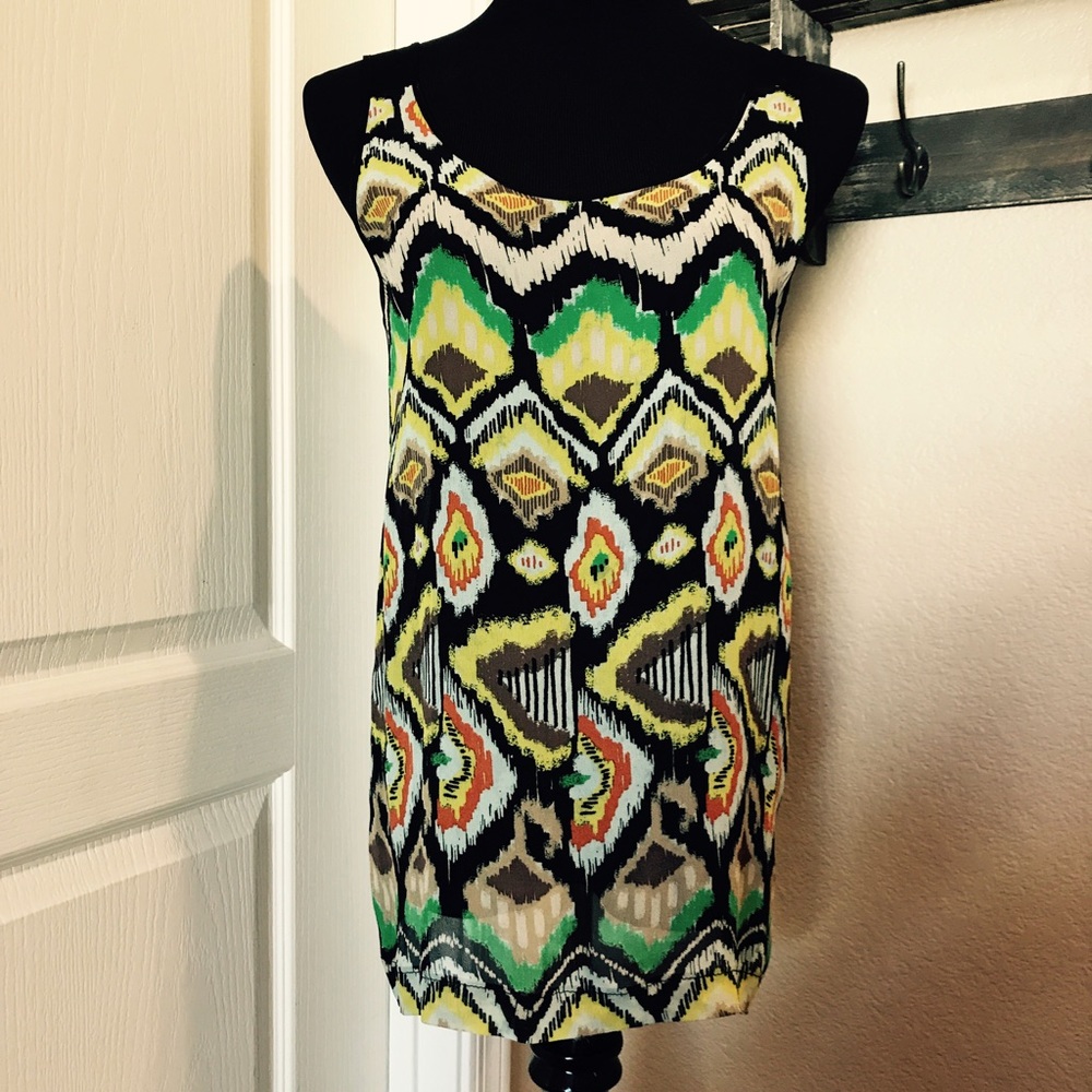 SAM & LAVI Chiffon Tank Top Blouse